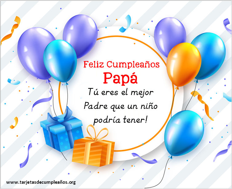 ▷ Tarjetas de Cumpleaños para Papá Imágenes con frases ? ?